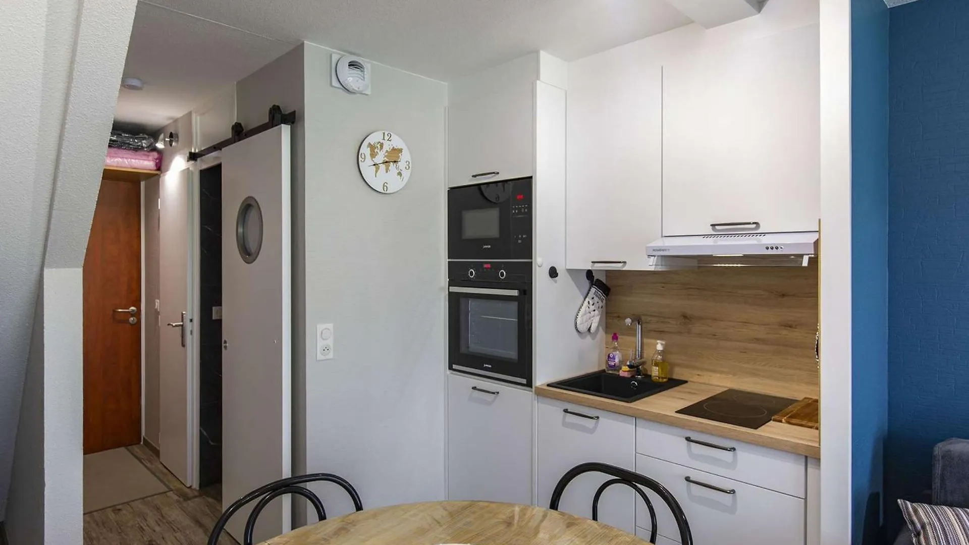Charmant Studio 4 Pers, Balcon Sud Face Pistes, Cuisine Equipee, Skis Aux Pieds - La Mongie - Fr-1-404-7 아파트